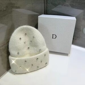 Rhinestone Beanie Hat